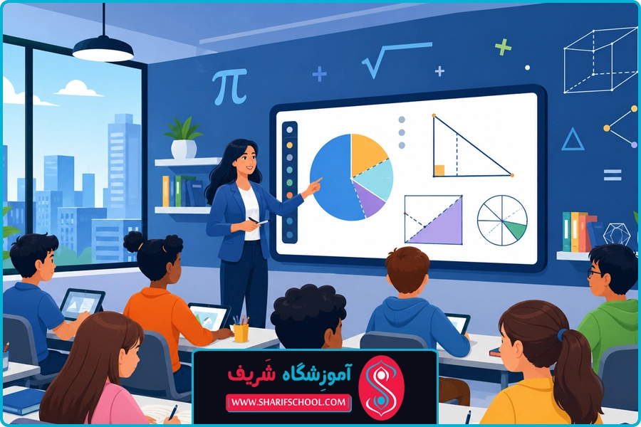 تغییر کتب درسی | آموزش ریاضی ششم دبستان غرب تهران