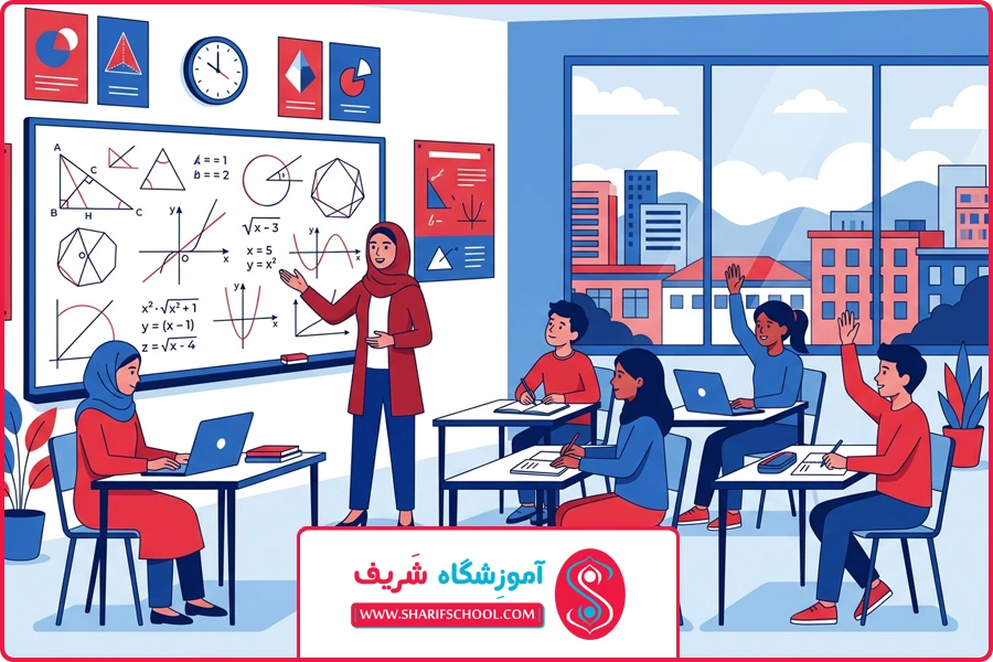 هزینه آموزش غرب تهران | آموزش ریاضی هفتم غرب تهران