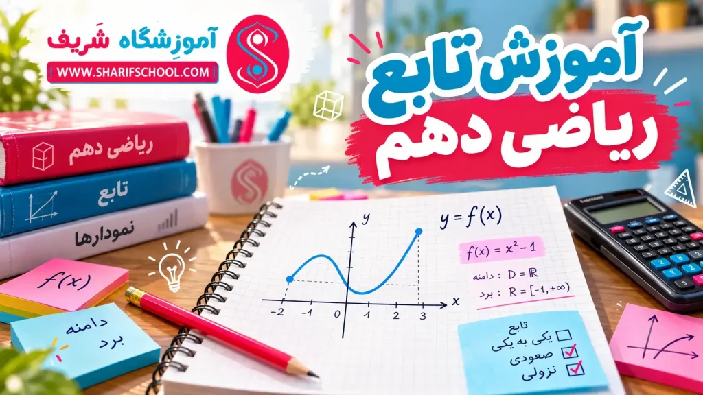 آموزش تابع ریاضی دهم | نمونه سوال امتحانی