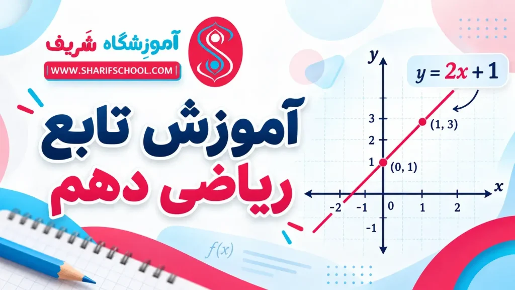 آموزش تابع ریاضی دهم | تفاوت برد و دامنه